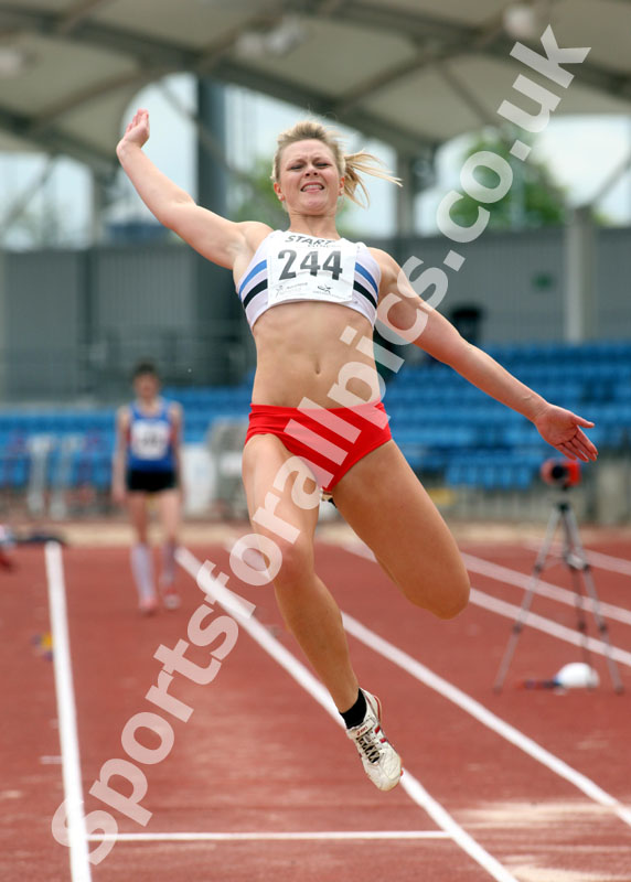 Lisa Ferguson (Edinburgh AC) senior ladies long jump, Northern Championships, Sport City, Manchester
